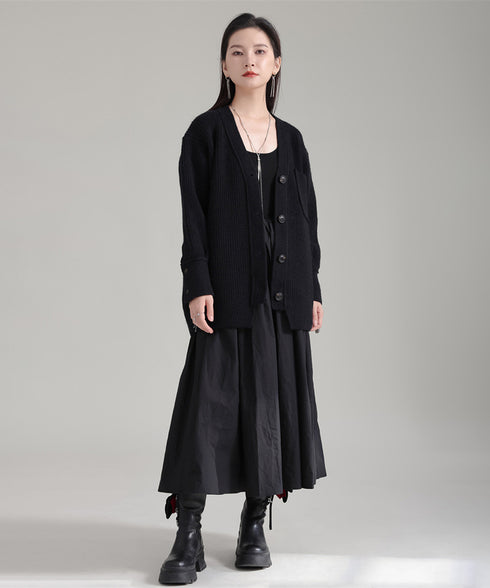 Rib Knit Cardigan